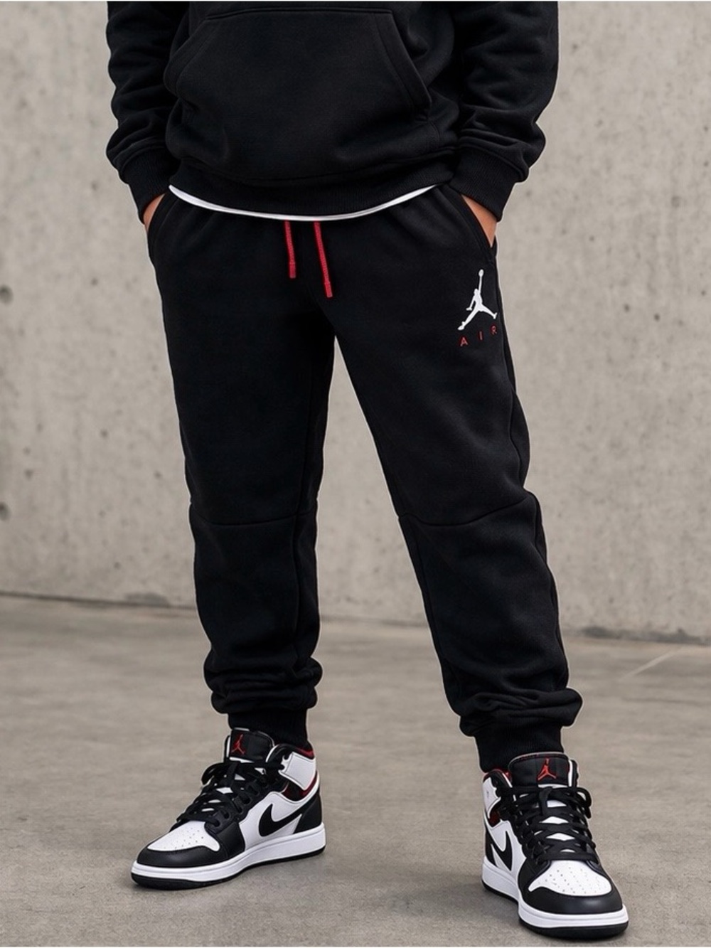 Jordan Jumpman Air FT Black Pants M 10-12 Yrs